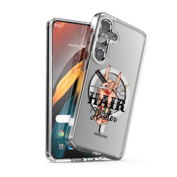 Husa pentru Samsung Galaxy S24 FE, Atasare Magnetica, MagSafe, Hair Hustler, Clear
