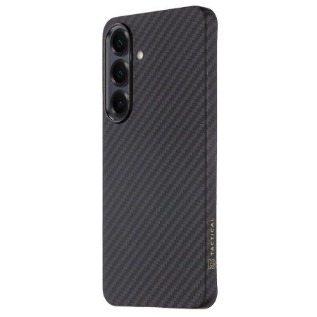 Husa Telefon Tactical MagForce Aramid pentru Samsung Galaxy S25 Plus, Fibra Aramida, Ultra Slim 0.8 mm, Inel Magnetic, Negru