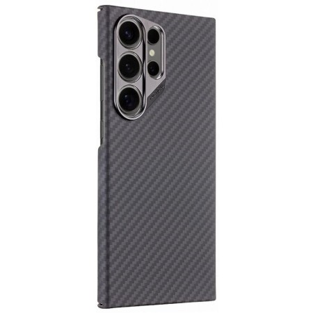 Husa Telefon Tactical MagForce Aramid pentru Samsung Galaxy S24 Ultra, Fibra Aramida, 0.8 mm, Compatibila MagSafe, Negru