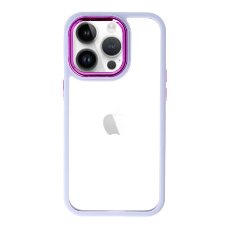 Husa antisoc compatibila Apple iPhone 14 Pro Max, Super Camera Protect, Clear PC, Mov