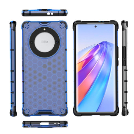 Husa antisoc Honor Magic 5 Lite, Honeycomb AirBag, Albastru