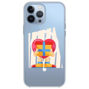Husa personalizata Apple iPhone 15 Pro Max, MagSafe, Love Gift