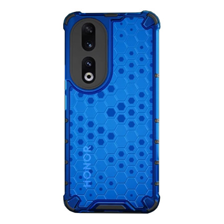 Husa antisoc compatibila Honor 90, Honeycomb AirBag, Albastru