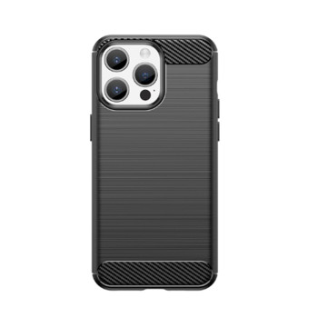 Husa Carbon Apple iPhone 15 Pro Max, Protect Anti-Soc, Negru