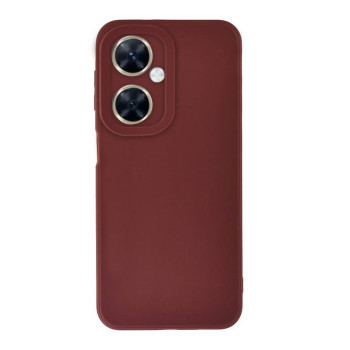 Husa Silicon Huawei Nova 11i, Soft Matt, Protectie Camera Foto, Bordo