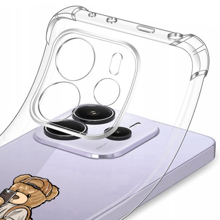 Husa Antisoc pentru Xiaomi Redmi Note 14 4G (Standard) - AirBag TPU, Colțuri Ranforsate- Selfie