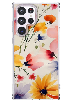 Husa pentru Samsung Galaxy S25 Ultra, Atasare Magnetica, MagSafe, Model Floral 2