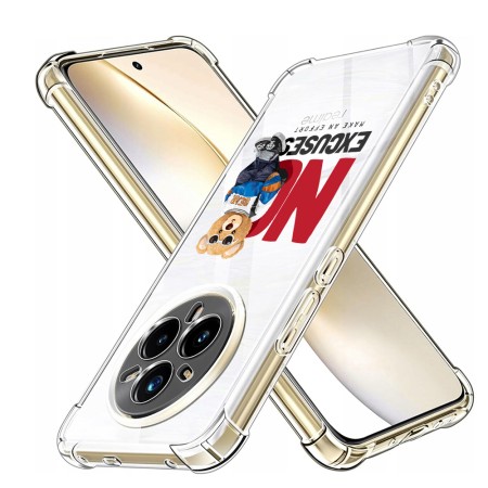 Husa Antisoc pentru Realme 14 Pro AirBag TPU, Colțuri Ranforsate - No Excuses