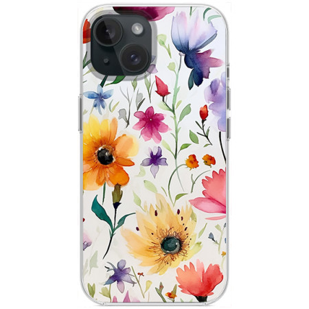 Husa personalizata pentru Apple iPhone 14, MagSafe Atasare Magnetica, Antisoc, Model Floral 1