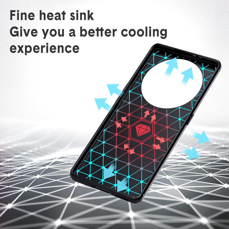 Husa Carbon compatibila Xiaomi Poco X6 Pro, Tech AntiSoc, Negru