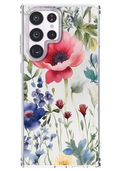Husa pentru Samsung Galaxy S25 Ultra, Atasare Magnetica, MagSafe, Model Floral 4