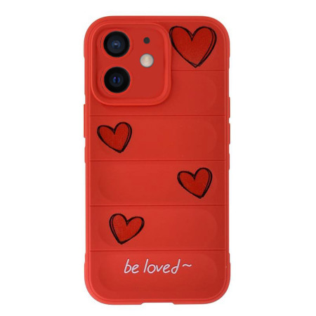 Husa compatibila cu Apple iPhone 12, Personalizata Shockproof Rugged, Camera Protect, Rosu
