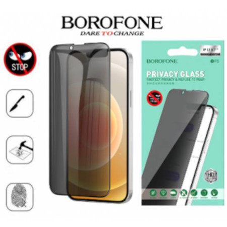 Folie de sticla Borofone BF5 pentru Apple Iphone 15 Plus, Privacy
