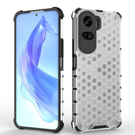 Husa antisoc compatibila Honor 90 Lite, Honeycomb AirBag, Gri