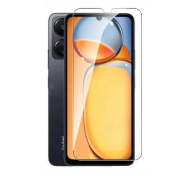 Folie de sticla compatibila Xiaomi Redmi 13C, Case Friendly, Profesionala, Transparenta