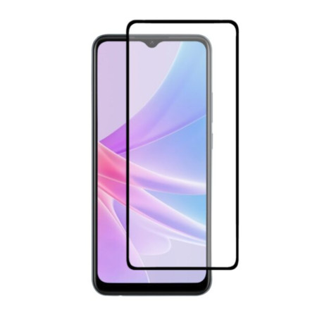 Folie de sticla compatibila OPPO A78 4G, Case Friendly, Lipire Completa, 9H, Transparent