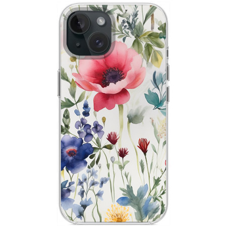Husa personalizata pentru Apple iPhone 13, MagSafe Atasare Magnetica, Antisoc, Model Floral 4