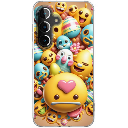Husa personalizata pentru Samsung Galaxy S23, MagSafe Atasare Magnetica, Emoji Smile