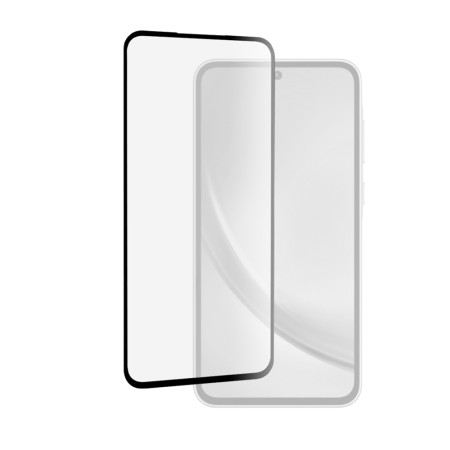Folie de sticla compatibila Samsung Galaxy A55, 3D, DD Protectie Profesionala, Adeziv Complet, Negru