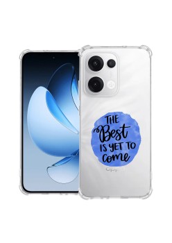 Husa Antisoc pentru Oppo Reno13, AirBag PRO, Clear, The Best Is Yet To Come