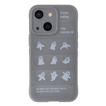  Husa compatibila cu Apple iPhone 14, Personalizata Shockproof Rugged, Camera Protect, Gri