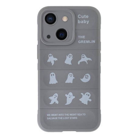  Husa compatibila cu Apple iPhone 14, Personalizata Shockproof Rugged, Camera Protect, Gri