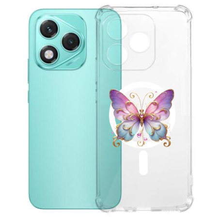Husa Antisoc pentru Honor 400 Lite - AirBag Magsafe, 4 Colțuri Ranforsate, C30 - Butterflies