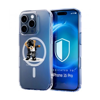 Husa pentru Iphone 16 Pro, Atasare Magnetica, MagSafe, Make Your Move, Clear