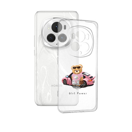 Husa pentru Honor Magic 6 Pro, Tech Girl Power, Transparenta