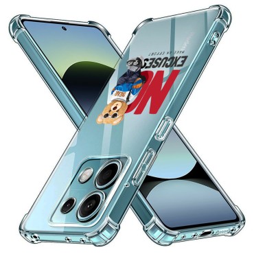 Husa Antisoc pentru Xiaomi Redmi Note 14S AirBag TPU, Colțuri Ranforsate - No Excuses