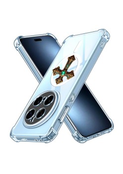 Husa Antisoc pentru Honor Magic7 Pro - AirBag Magsafe, Colțuri Ranforsate - Cross Smarald