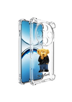 Husa Antisoc pentru Oppo Find X8 Pro, AirBag PRO, Clear, Stay Real