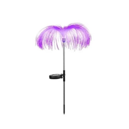 Lampă Solară LED pentru Grădină - Iluminare Ambientală, Design Meduză, Multicolor, Rezistentă la Intemperii, 90 cm