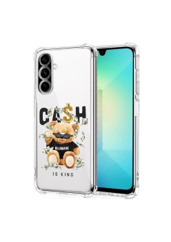 Husa Antisoc pentru Samsung Galaxy A26, AirBag PRO, Clear, Cash is king  