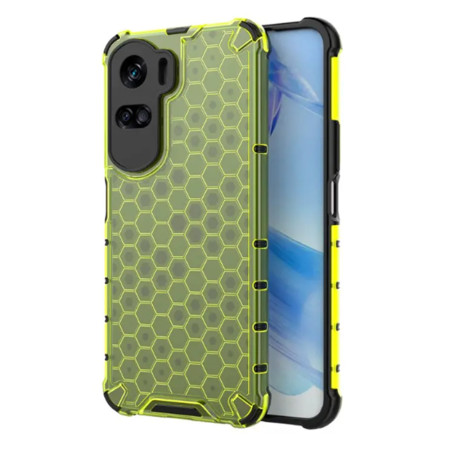 Husa antisoc compatibila Honor 90 Lite, Honeycomb AirBag, Verde