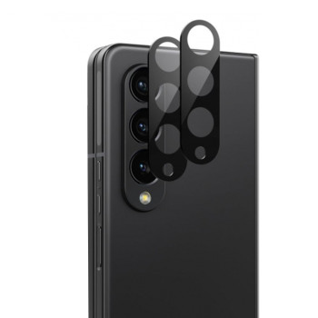 Folie Camera Foto compatibila Samsung Galaxy Z Fold 5, 9H Anti Explozie Securizata, Negru