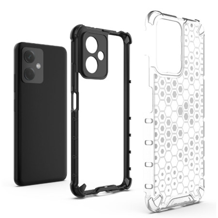 Husa antisoc compatibila Xiaomi Redmi Note 12, Honeycomb AirBag, Gri