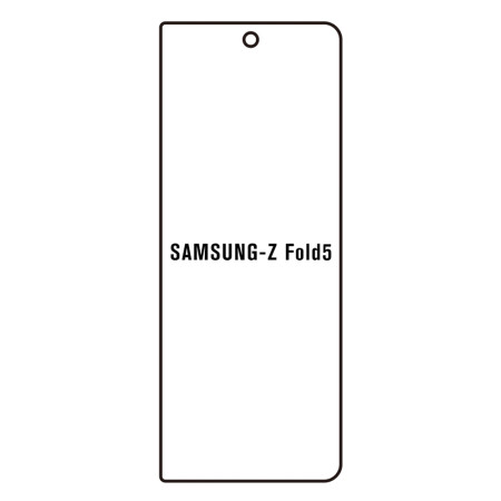 Folie Silicon compatibila Samsung Galaxy Z Fold 5, Flexibila, Regenerabila, Auto Repair, Full Glue, Hydrogel 2.5D, Transparenta