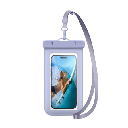 Husa subacvatica telefon waterproof and snowproof compatibila cu modelele Apple iPhone, pana la 3.5" pana la 7’, Mov