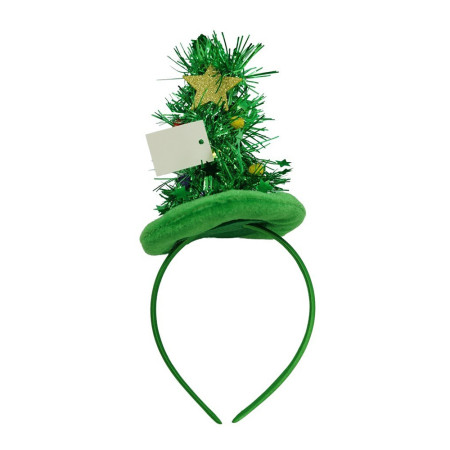 Bentita/cerc tip brad de Craciun, UniSize, Verde