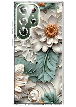 Husa pentru Samsung Galaxy S25 Ultra, Atasare Magnetica, MagSafe, 3D Flower Medley 4