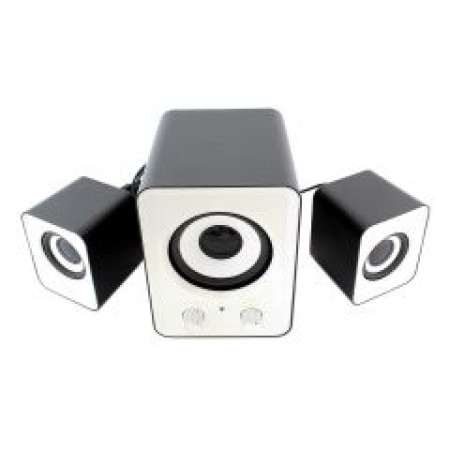 Boxe Stereo 2.1, Conectare USB & Jack, 5W + 2 x 3W