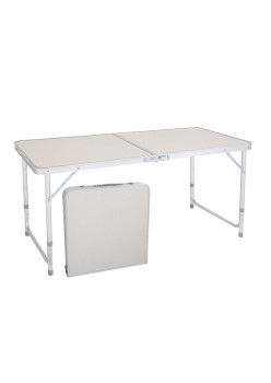 Masa Pliabila pentru picnic din aluminiu cu blat MDF, 120 x 60 cm