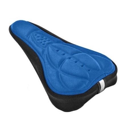 Husa universala albastra cu gel pentru scaunul bicicletei AVX-RW5F