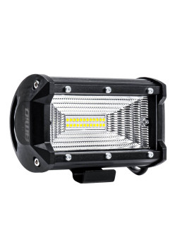 Proiector LED pentru Off-Road, ATV, SSV, putere 72W, culoare 6500K, tensiune 9-36V, dimensiuni 135 x 75 x 55 mm