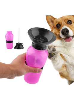 Sticla adapare animale de companie pentru picnic, ROZ AG604B