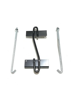 Suport Universal pentru fixare - asigurare baterie auto, metalic, culoare neagra