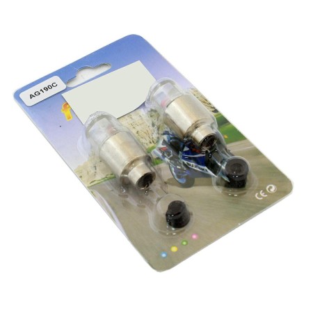 Set 2 buc. Capace Valva cu LED RGB, senzor de lumina si miscare