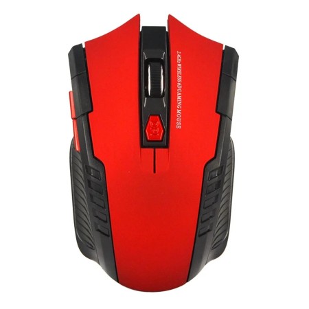 Mouse Optic Gaming Wireless, 1600 DPI, culoare Rosu