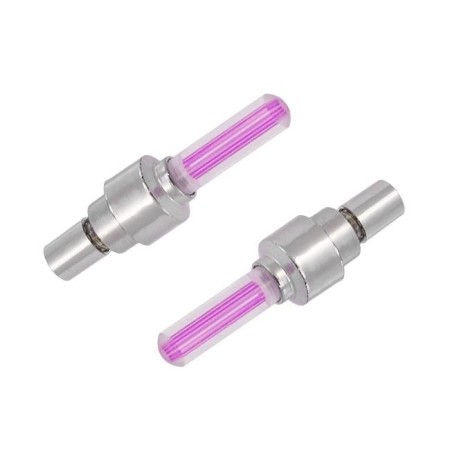 Set 2 Capace Valva cu LED Roz, cu senzor de lumina si miscare